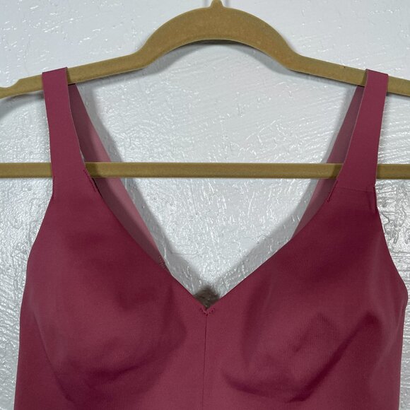 Lululemon Women 32C Misty Merlot Pink Like Nothing Sports Bra Wireless No Pads - Picture 3 of 6
